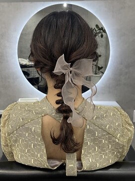 アイ(_i) #ヘアセット#ヘアアレンジ#結婚式ヘア
