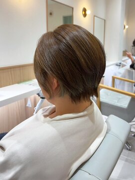 アビエブラン 若江岩田(abije blanc) 丸みショートボブ【若江岩田】