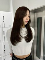 Valone Tokyo レイヤーカット/韓国ヘア/髪質改善【12/1NEW OPEN（予定）】&nbsp;ba13136_ヘーゼルブラウンロングレイヤー髪質改善レイヤーカット