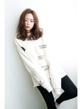 ダンケシェーン(Danke Schon) アップバング×こなれニュアンス☆おしゃれ顔セミロング