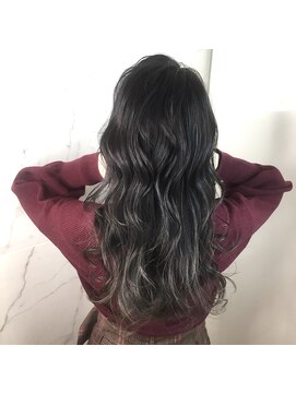 アヴァンスクロス あべのルシアス店(AVANCE.CROSS) 伸ばしかけヘア×モテ髪パーマ×外国人風カラー