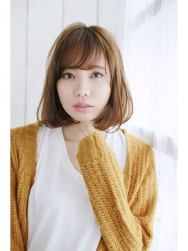ヘアーアンドスマイル バル(hair&smile Baru) シースルーバングふんわりボブ