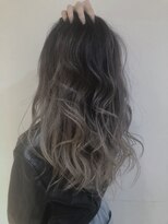 ムウ 難波(MOU)&nbsp;グラデーションカラー_くびれセミディたまねぎアレンジ