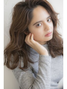 ミエルヘアーエスト 新宿店(mielhair est) 抜け感かき上げスタイル【新宿】