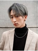 ツーブロックセンターパート× アフターブルーブラック×Masena1