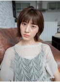 切りっぱなしボブ