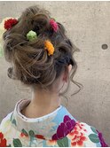 【白鳥未来】成人式、卒業式ヘアアレンジ