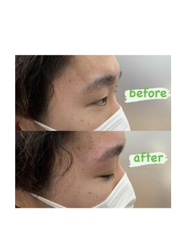 ザ パーム(THE PERM) 時短アイブロウ_センターパート, サイドパート,韓国マッシュ