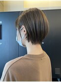 【olino】20代30代40代グレージュ×ショート