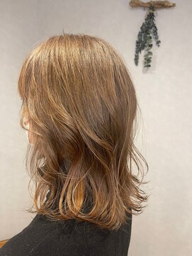 アフィックスヘア 新小岩(affix hair) ミディアム×フェミニン