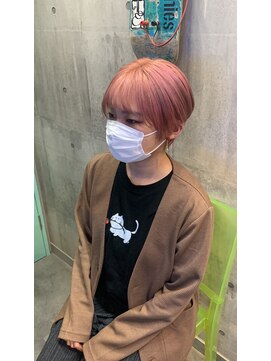 インク 渋谷(INK.) ショート×淡めピンク