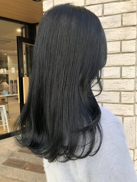 ハイプ(HYPE) 【Manae】韓国風ブルーブラック