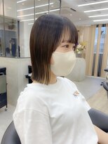 ロンドシエル 横浜(Lond ciel)&nbsp;結べる長さの切りっぱなしボブ♪【久保田夢美】横浜モード