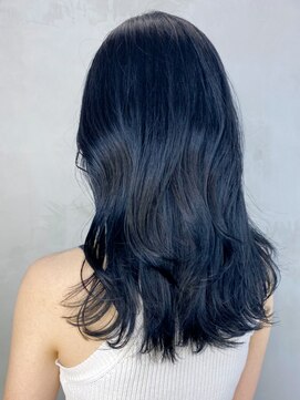 アイティーバイアルバム 下北沢店(IT by ALBUM) ブルーブラック_インナーグレージュマチルダボブ_ba410922