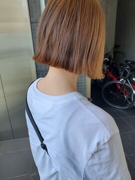 フリーラ 京都河原町三条店(freera) ぱつっとLINEがかわいいミニボブ◎