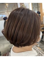 サロン(SALON) 乾かすだけでまとまるショート＋白髪ぼかしカラー