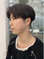 ロイ 南青山 表参道(ROI)&nbsp;メンズカットセンターパートマッシュニュアンスパーマ