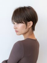イオ 本厚木(io)&nbsp;20代30代大人かわいい丸みショート似合わせカットフルバング小顔