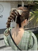covo/金沢/ヘアセット/あみ下ろし