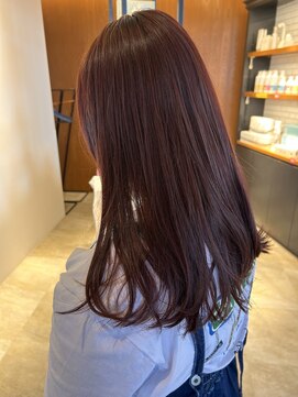 サラビューティーサイト 志免店(SARA Beauty Sight) 【志免】ブリーチ無しピンクラベンダー/セミロング☆山之内