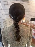 結婚式ヘアセット♪♪