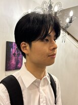アライフ メンズセンター分けマッシュカット