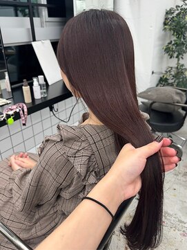 ジルスタジオ(JILL STUDIO) JILL STUDIO 髪質改善ストレートチョコレートブラウン
