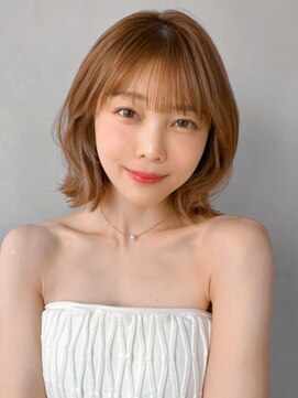 リヤン 表参道(lyann) ウェーブミディアム似合わせカットモテ髪シースルーバング