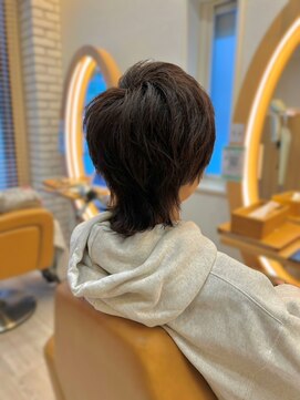 アドラーブル けやき通り店(adorable) メンズライクミニウルフショートウルフハイライト