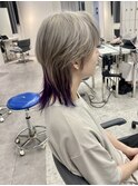 メンズウルフ　ホワイトラベンダー　ホワイトカラー　MOMO