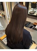 ラベンダーブラウン/暗髪/髪質改善/銀座/豊田麻菜実