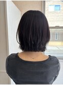 梅雨に負けないストレートでバッサリレイヤーボブに