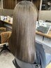 【新メニュー】カット＋超高濃度水素ケアカラー＋最高峰絹髪コース ￥27,400→