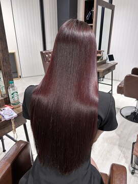 ソリス(Solis) チェリーレッド×髪質改善トリートメント