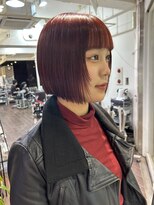 ヘアーアンドメイク ビス(HAIR&MAKE bis)&nbsp;ブリーチなしで！？大人気ワインレッド【立川/沙久楽】