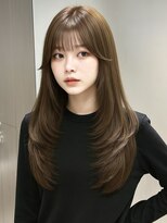 シエル 岡山店(CIEL) レイヤーカット　ナチュラルベージュ