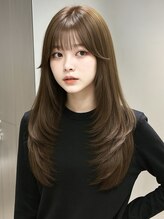 シエル 岡山店(CIEL)&nbsp;レイヤーカット　ナチュラルベージュ