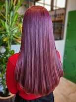 アヴァロンテ アットウィルヘアー(A VOLONTE at will hair)&nbsp;韓国風艶ロング☆光に透ける濃厚チェリーパープル