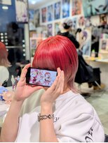トーキョー オタクヘアー(TOKYO OTAKU HAIR)&nbsp;にじさんじ 早乙女ベリー/推しカラー/ホワイト/チェリーレッド