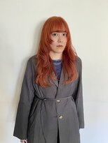 ヘアーアイストゥーレ(HAIR ICI TRE)&nbsp;ブリーチなしカラーピンクレッドラベンダーオレンジ  担当渡辺聖