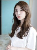 ROWEN_ロングレイヤー/顔周りカット/韓国巻き