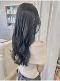 福山美容室caaryダークグレージュ髪質改善透明感韓国風20代30代