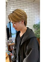 シフト(SHEEFT) センターパートアップバング韓国系ハイライトカラー