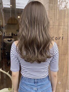 ニコリヘアワークス(nicori hair works) ロング×シルクベージュ3