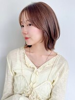 ファナ(fha-na)&nbsp;☆　外ハネボブ　韓国風ミディアムレイヤー☆イメチェン