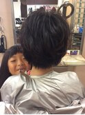 ポイントパーマでふんわり^ ^