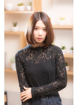 グラスヘア(Grous hair) 【Grous Hair 錦糸町】☆HAPPYミディアムボブ♪ 2