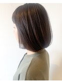 【　un  】ボブ×おさまり×グレージュ　
