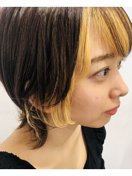 ヘアーアンドメイク ルシエル(hair&make Luxiel) フェイスラインカラー　インナーカラー【葛西】