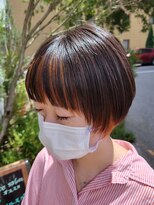 ラピス(LAPIS) マッシュショート×インナーカラー